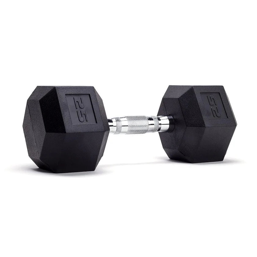 Single Rubber Hex Dumbbell