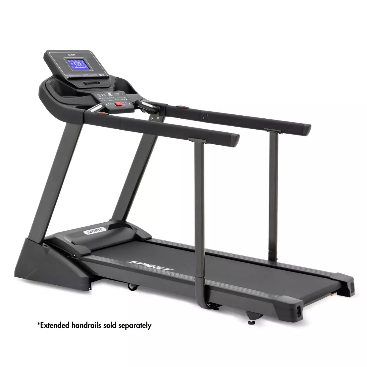 Treadmill Extended Rails Spirit X Series 2024 XT285 Treadmill with Extended Handrails - Kawartha ...